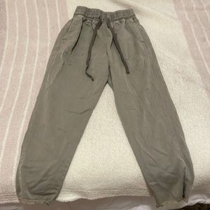 Greenish grey zara pants